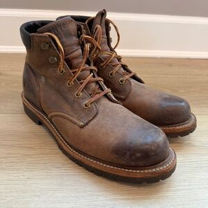 Frye Dakota Work Boot, Gently Worn